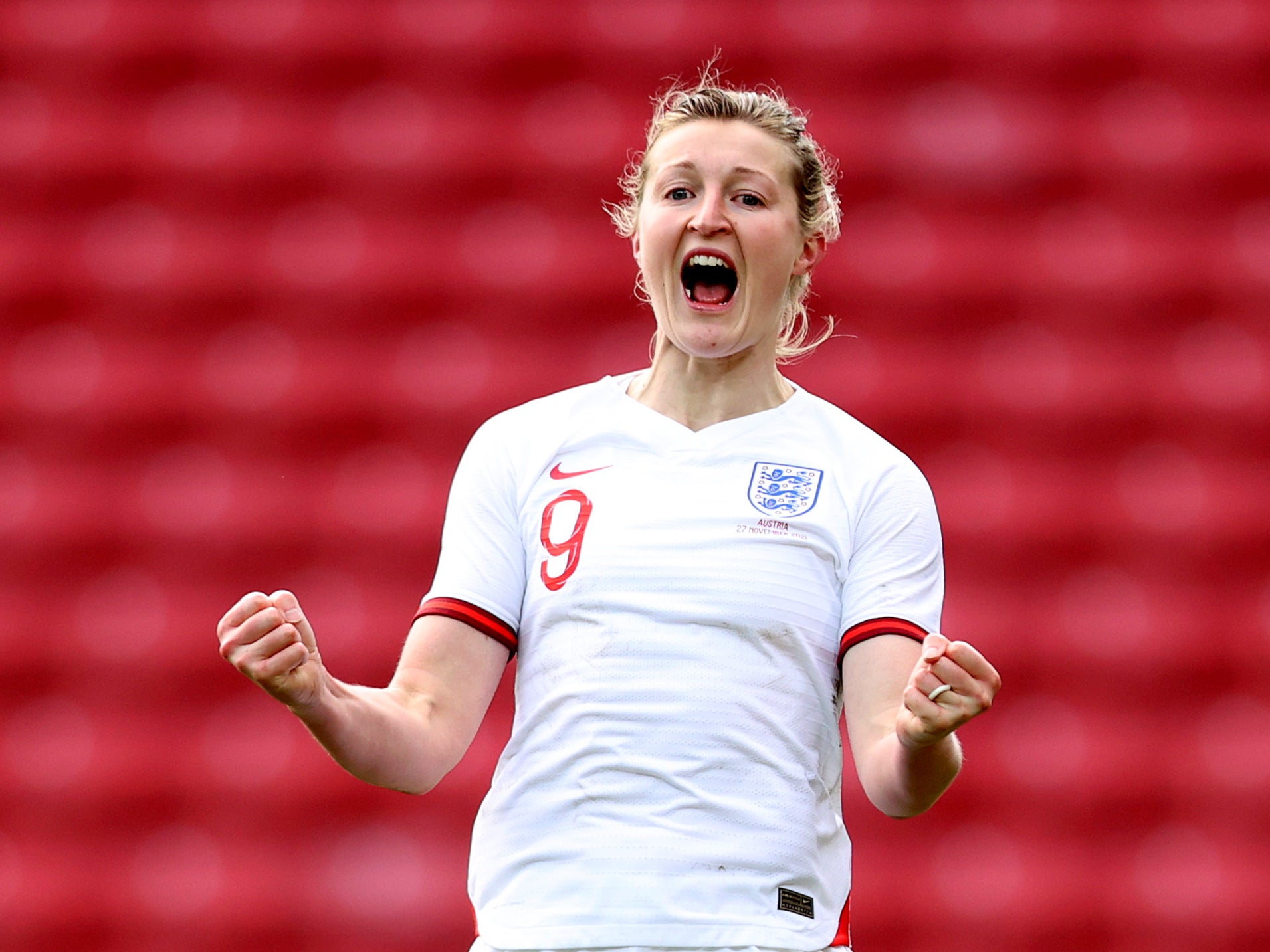 The Lionesses forward scored against Austria on her 100th appearance for her country