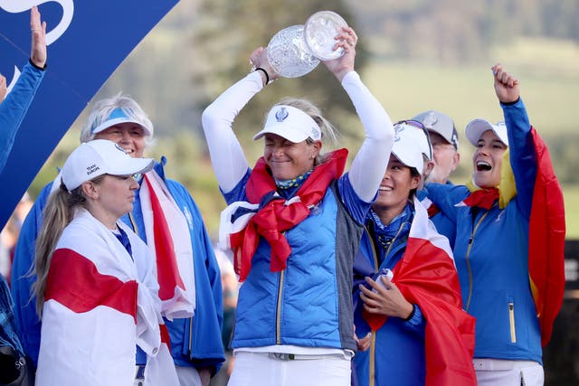 Suzann Pettersen, who holed the winning putt in 2019, will captain Europe’s Solheim Cup team in 2023 (Jane Barlow/PA)