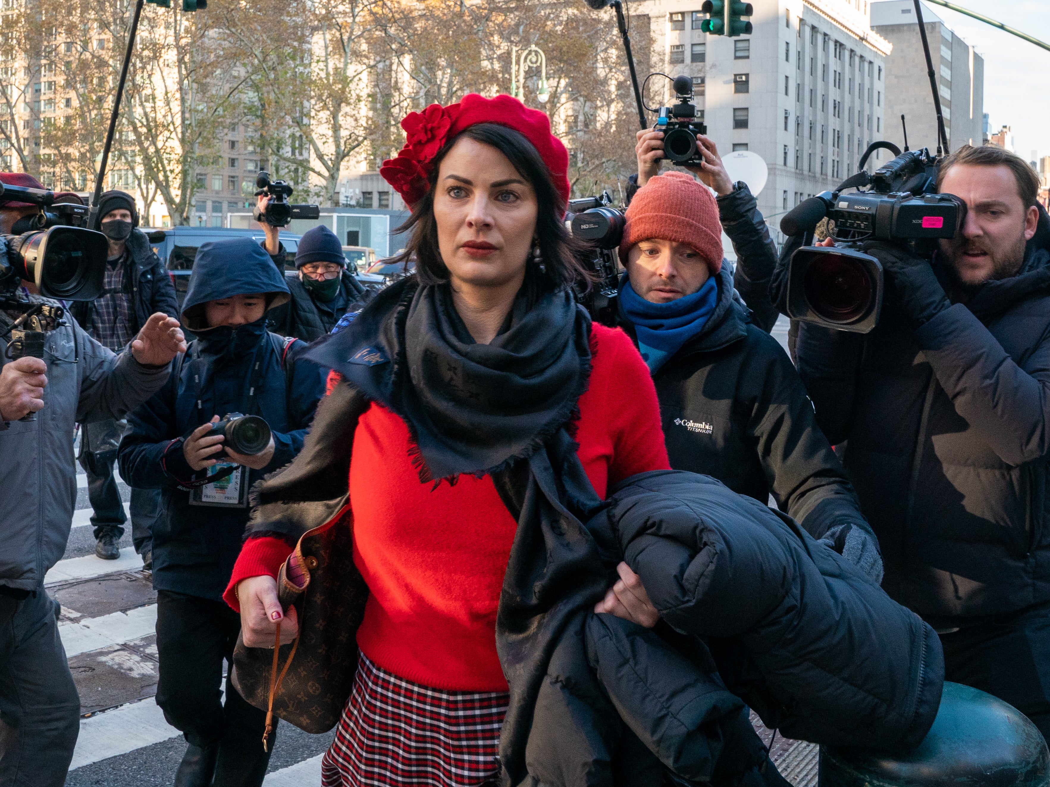 Ghislaine Maxwell Accuser Arrives At Court As Trial Gets Underway The