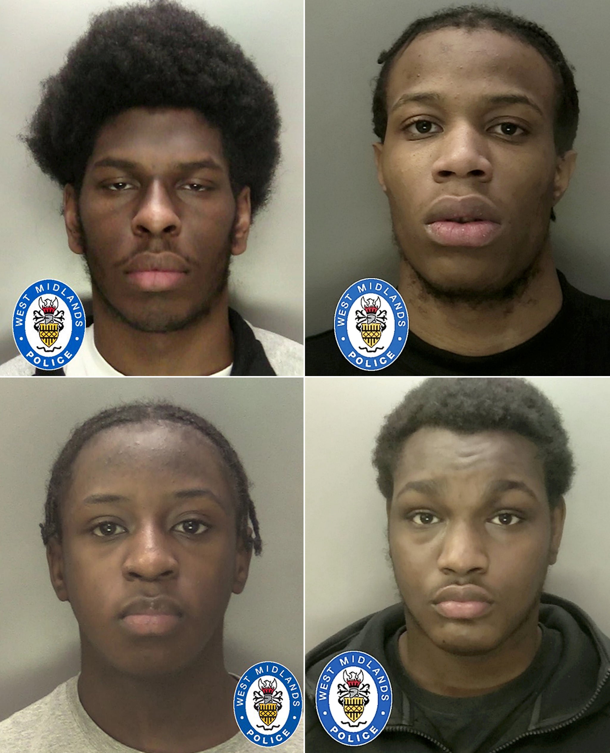 Kieron Donaldson (top left), Michael Ugochukwu (top right), Yussuf Mustapha (bottom left), Tahjgeem Breakenridge (bottom right)