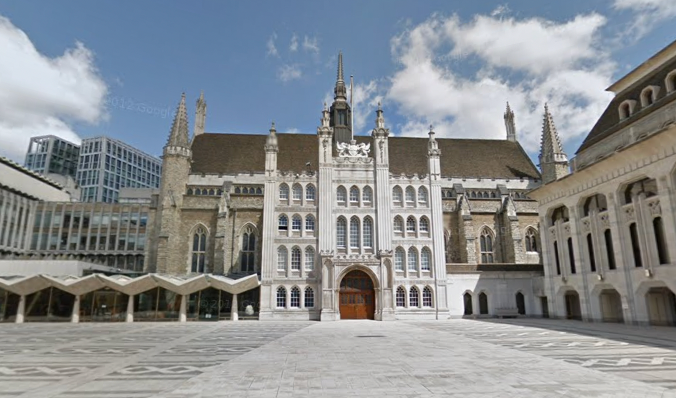 The conference was held at the Guildhall in central London.