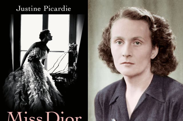 <p>Justine Picardie is the author of ‘Miss Dior: A Story of Courage and Couture’ (left) about Catherine Dior (right)</p>