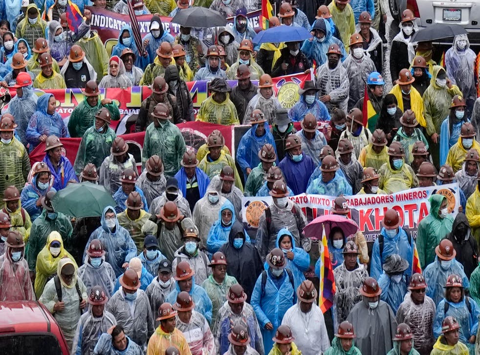 BOLIVIA-MARCHA OFICIALISTA