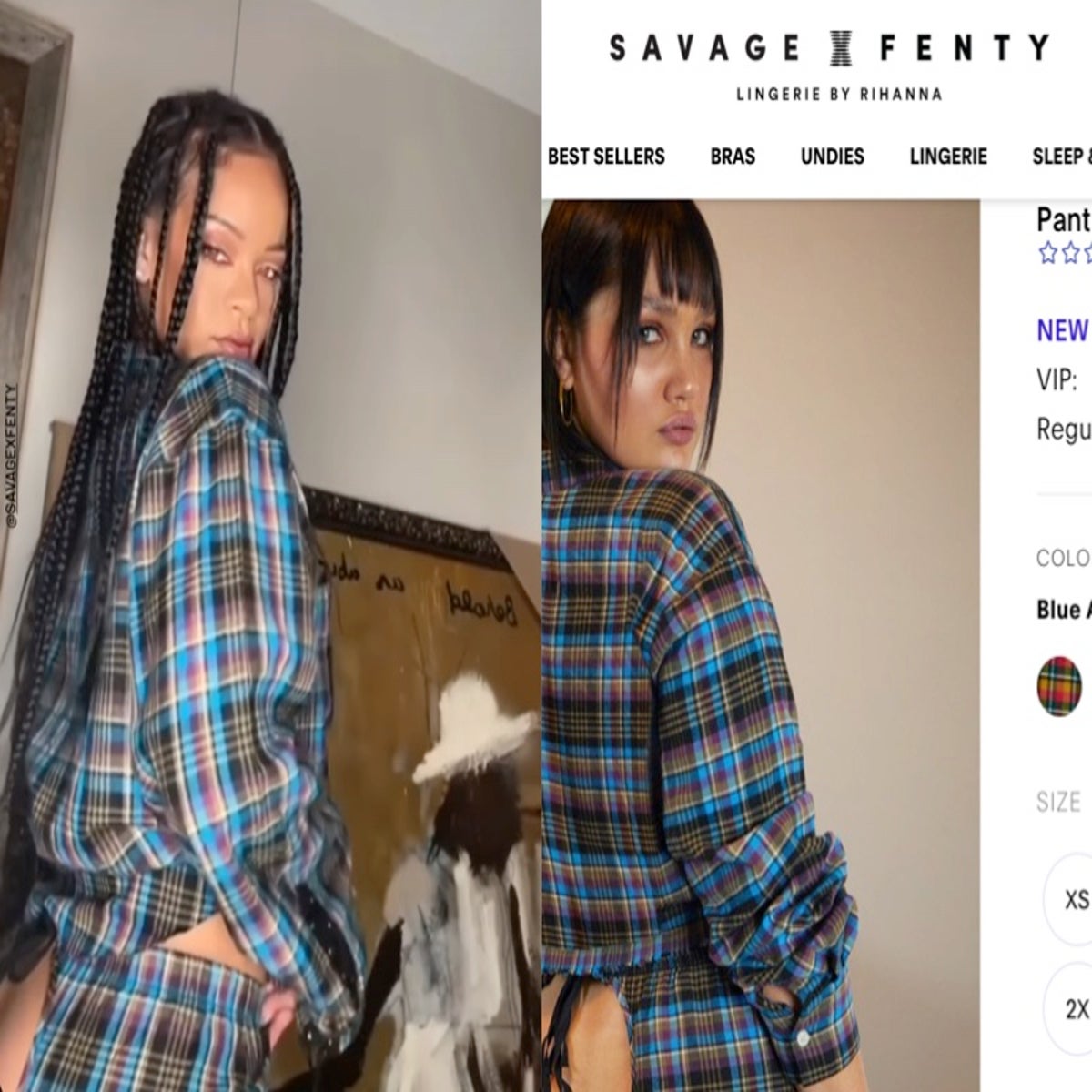 Rihanna sparks confusion with 'open-back' Savage X Fenty pyjama