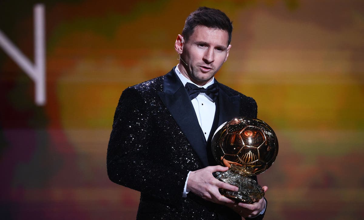 ballon d or 2021 live results as lionel messi beats robert lewandowski and jorginho to make history the independent