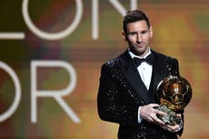 Lionel Messi wants Robert Lewandowski to be given ‘deserved’ Ballon d’Or for 2020