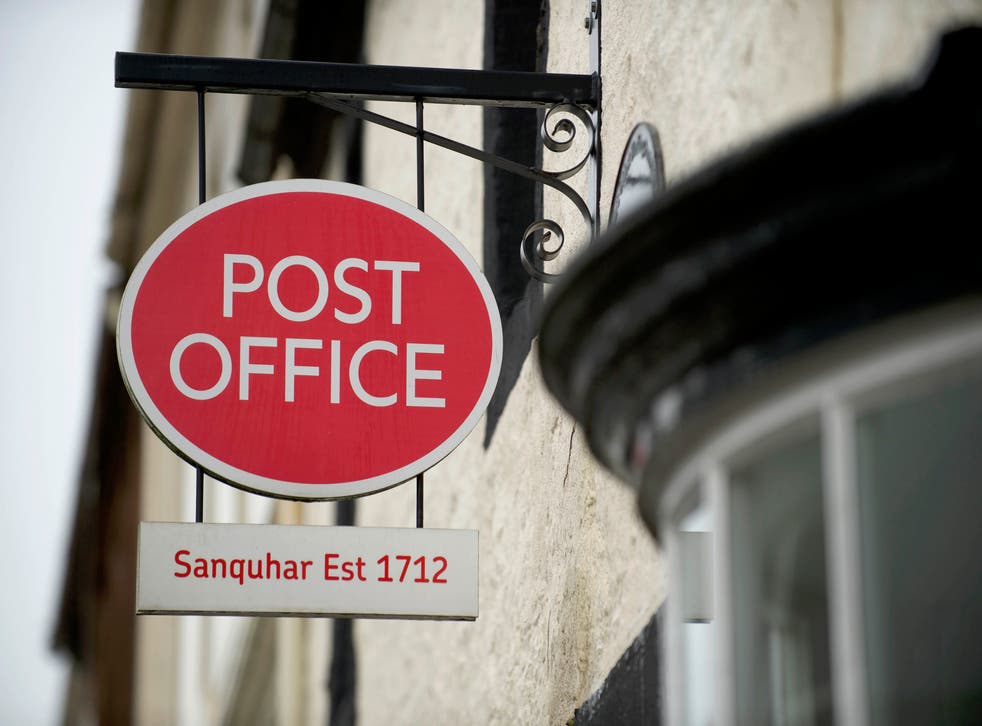 The Post Office sign (Sandy Young/PA)