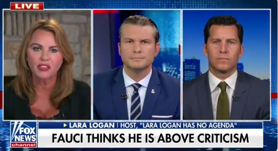 Fox News anchor Lara Logan claims ‘people all across the world’ are comparing Dr Fauci to Nazi doctor