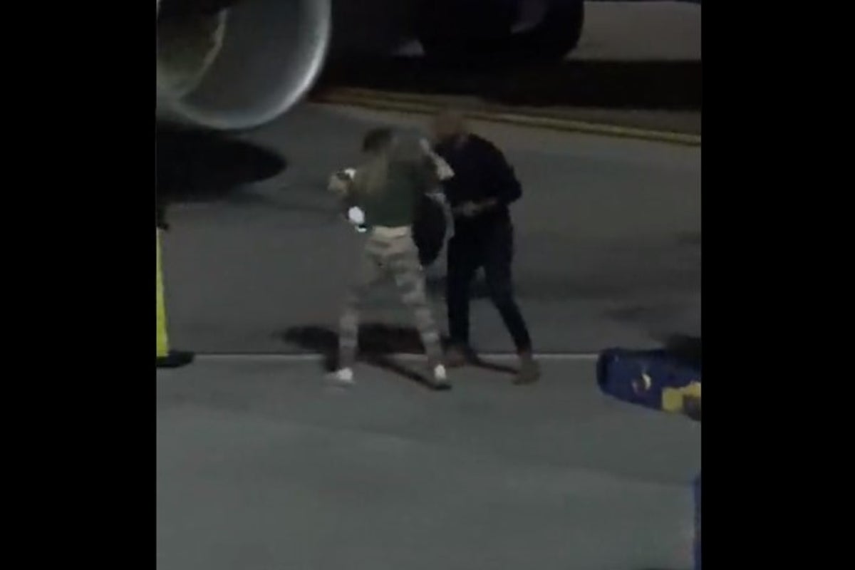 Woman detained in LA after running out onto tarmac to ‘wave down’ plane ...