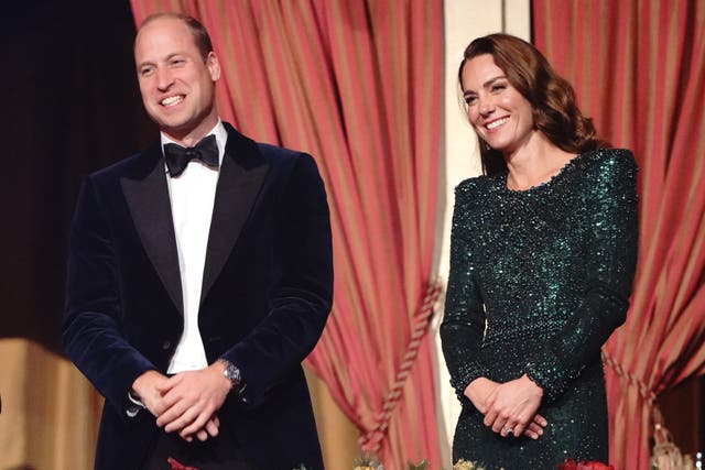 The Duke and Duchess of Cambridge (Jonathan Brady/PA)