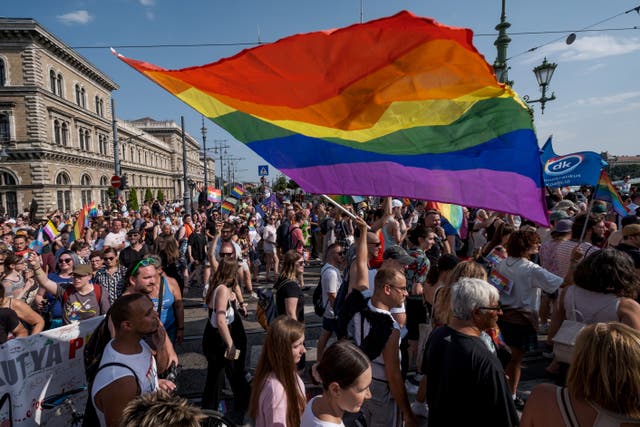<p>Hungary has passed a law banning Pride marches held by the LGBTQ+ community</p>
