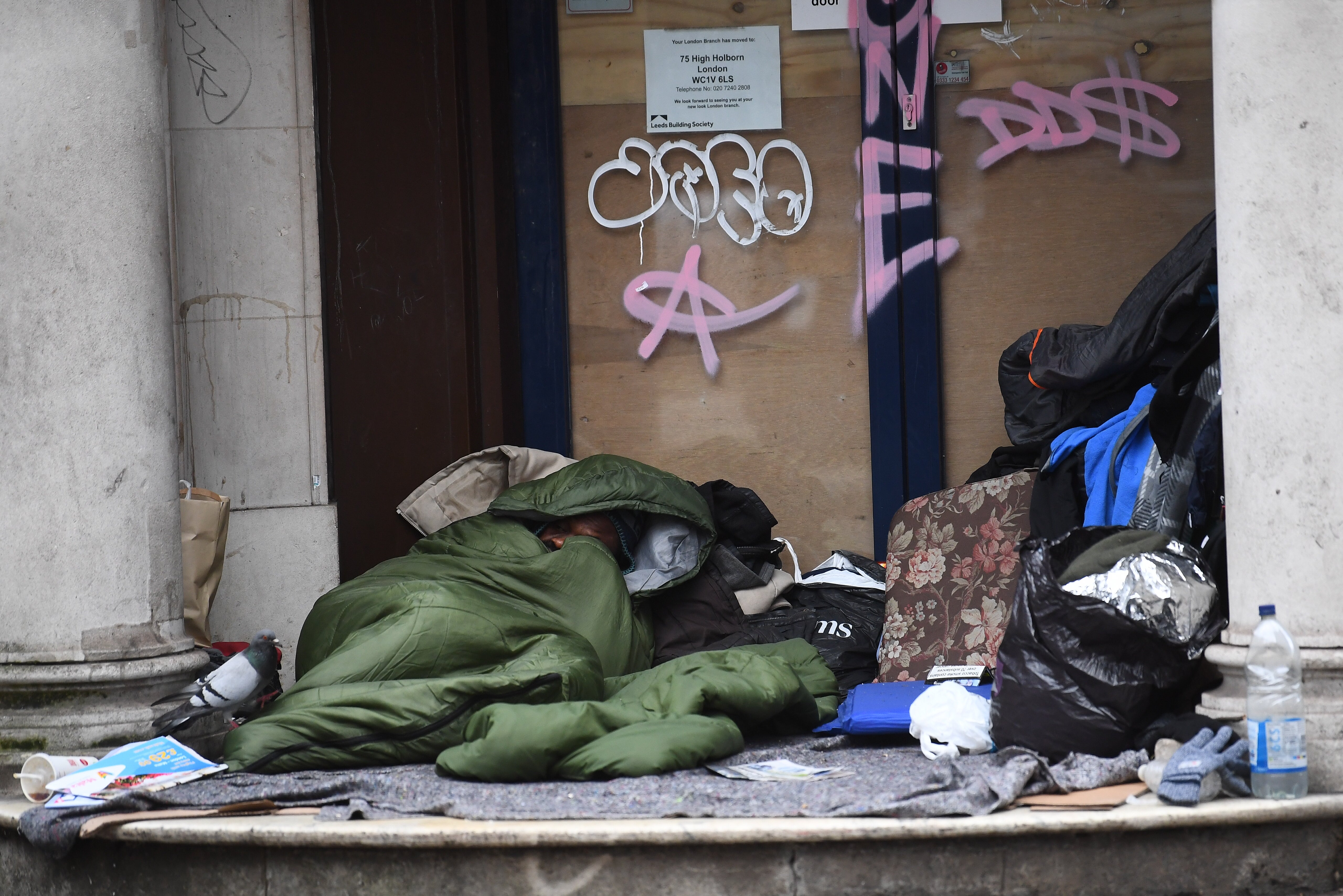 A charity called on healthcare providers to help homeless people (Victoria Jones/PA)