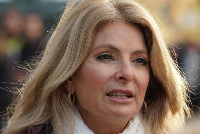 <p>Lisa Bloom, an American attorney, outside the trial of Ghislaine Maxwell </p>