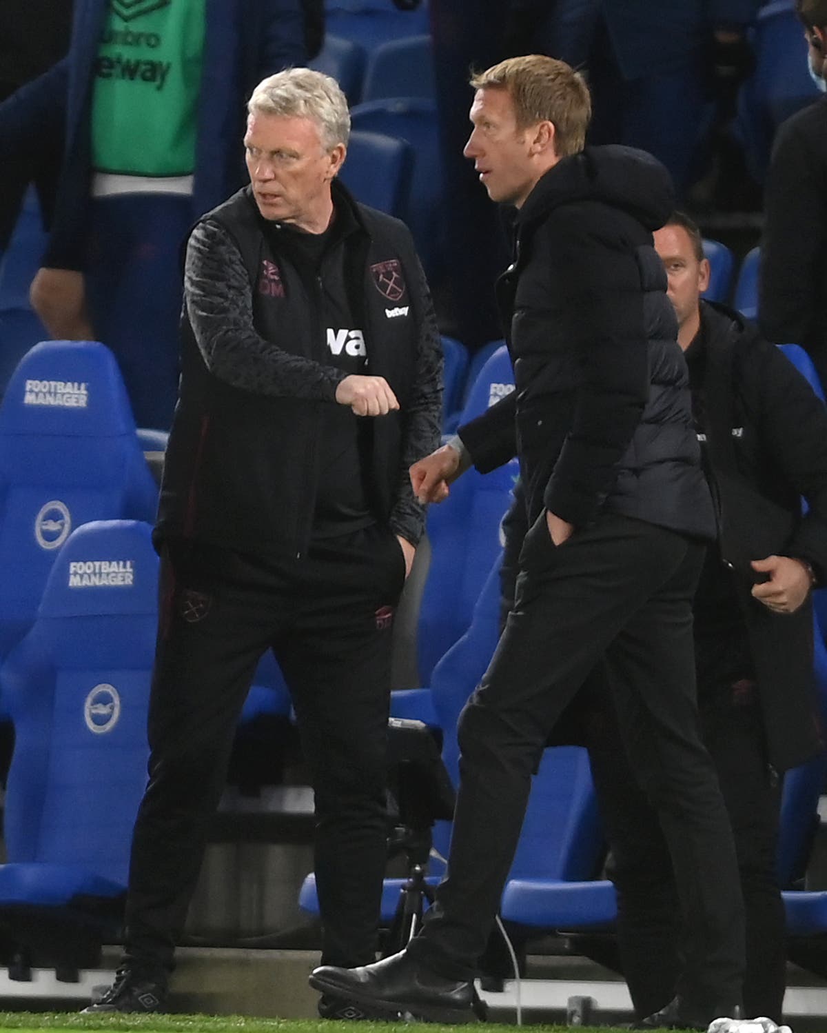David Moyes: Brighton are really lucky to have Graham Potter as manager
