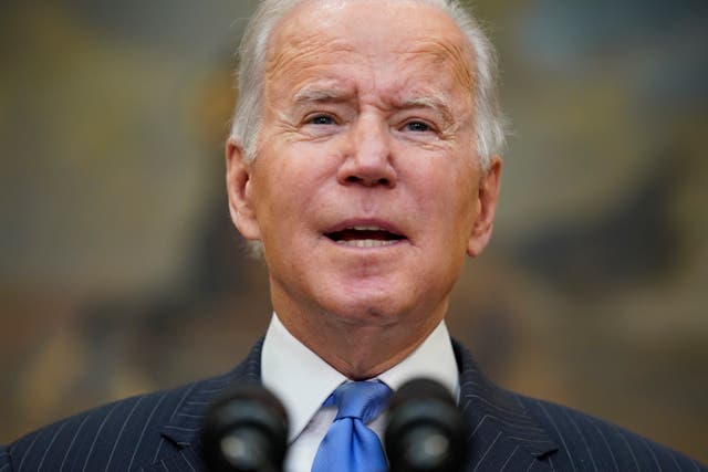 <p>President Biden offered his sympathies to the community of Oxford, Michigan, where a school shooting occurred on Tuesday </p>