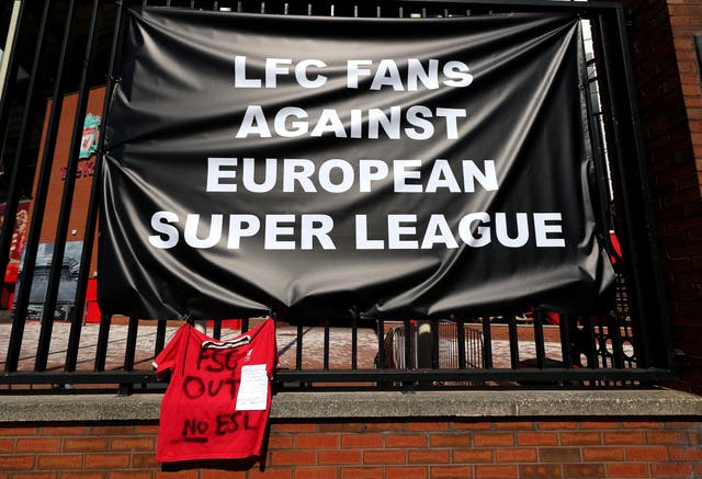 The Council of the EU has passed a resolution which would appear to deal a blow to any plans to resurrect a European Super League (Peter Byrne/PA)