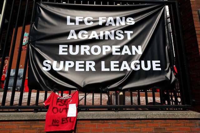 The Council of the EU has passed a resolution which would appear to deal a blow to any plans to resurrect a European Super League (Peter Byrne/PA)