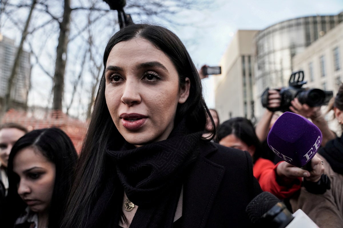 Emma Coronel Aispuro, the wife of imprisoned drug kingpin Joaquin “El Chapo” Guzman, is pictured in New York in 2019.