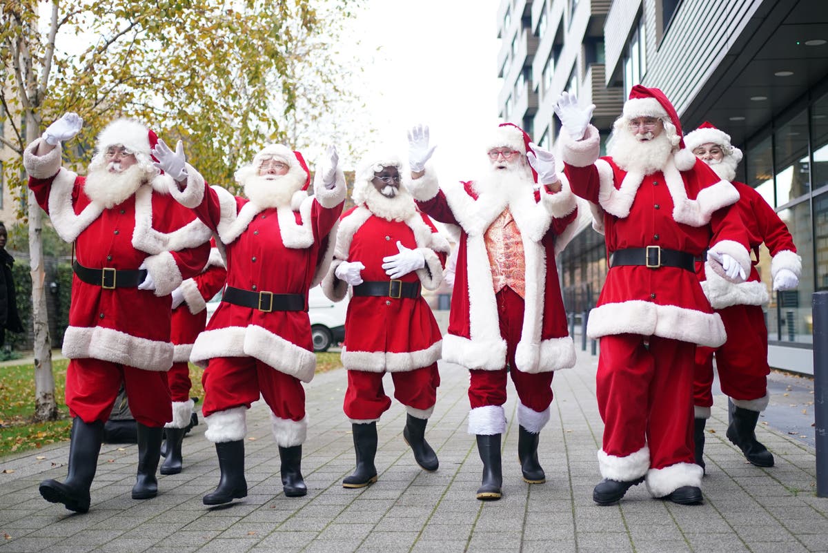 Christmas is not cancelled Trainee Santas return to festive duties in