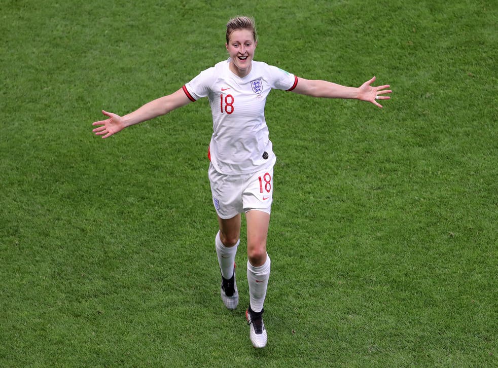 Ellen White has broken England’s goalscoring record (Richard Sellers/PA)