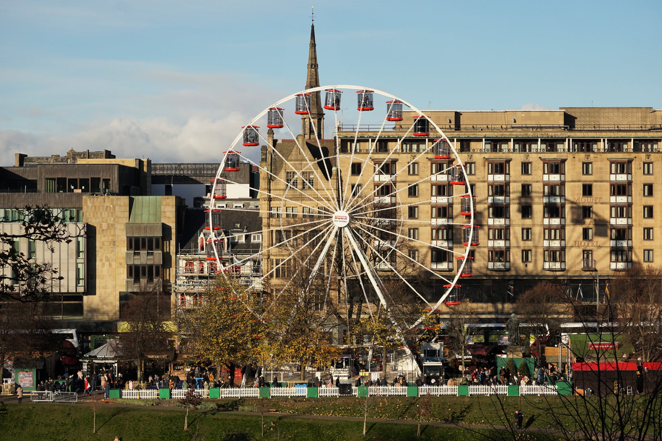 Edinburgh’s Christmas attractions have returned after a Covid-enforced absence