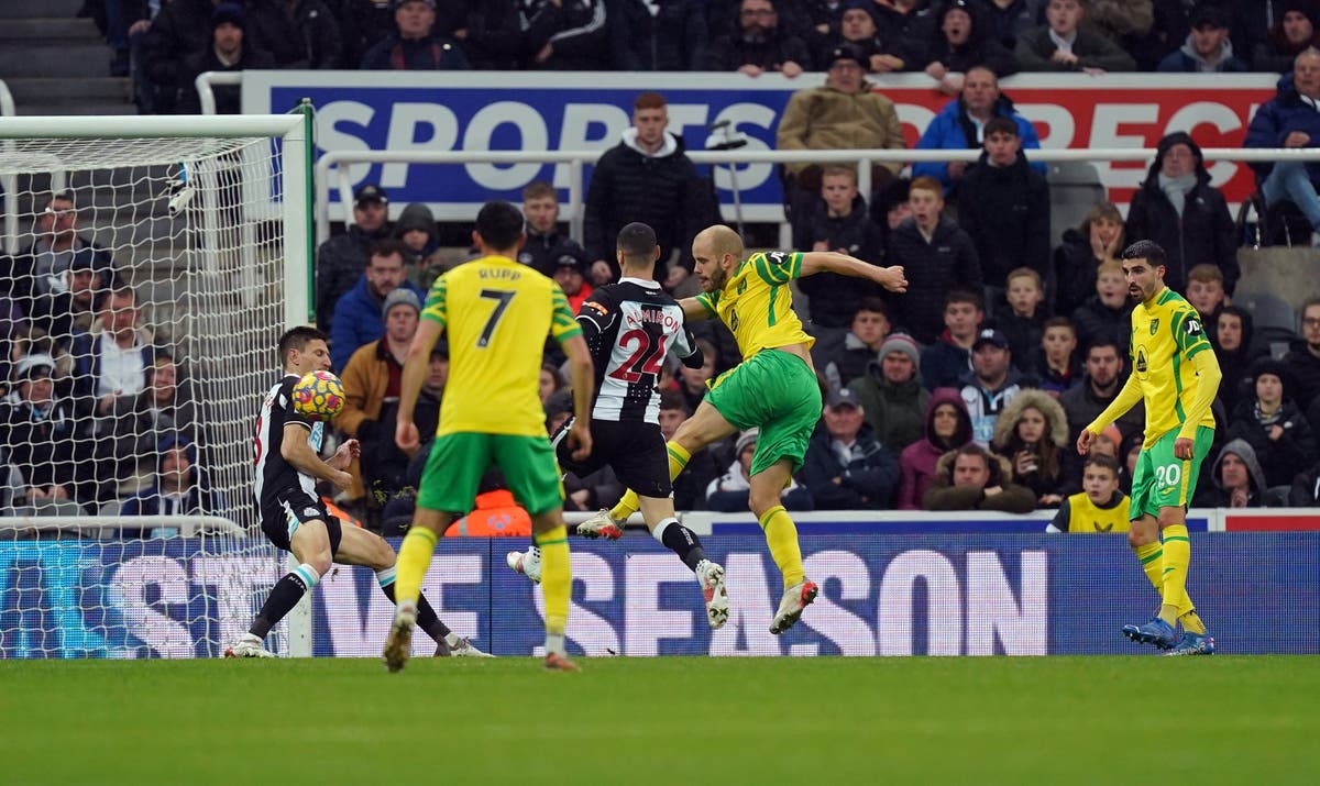 newcastle vs norwich result as 10 man hosts give up lead to draw the independent