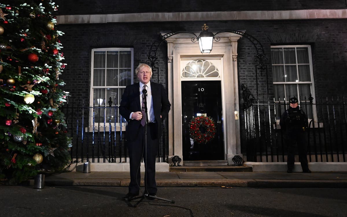 Boris Johnson and senior No 10 staff accused of breaking Covid lockdown rules last Christmas
