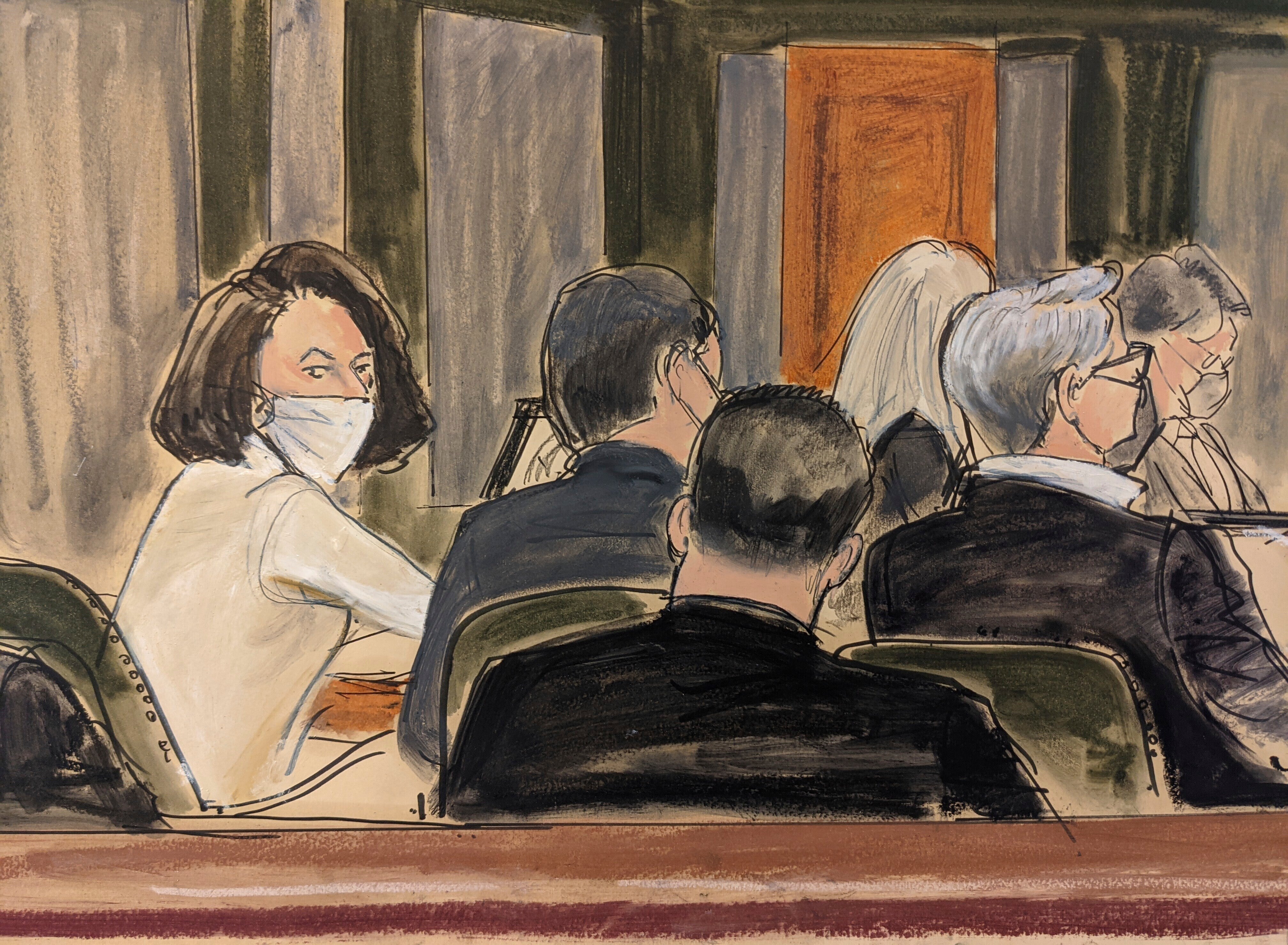 Ghislaine Maxwell in court