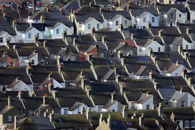 <p>Annual house price growth hit 10 per cent in November, according to Nationwide Building Society (Gareth Fuller/PA)</p>
