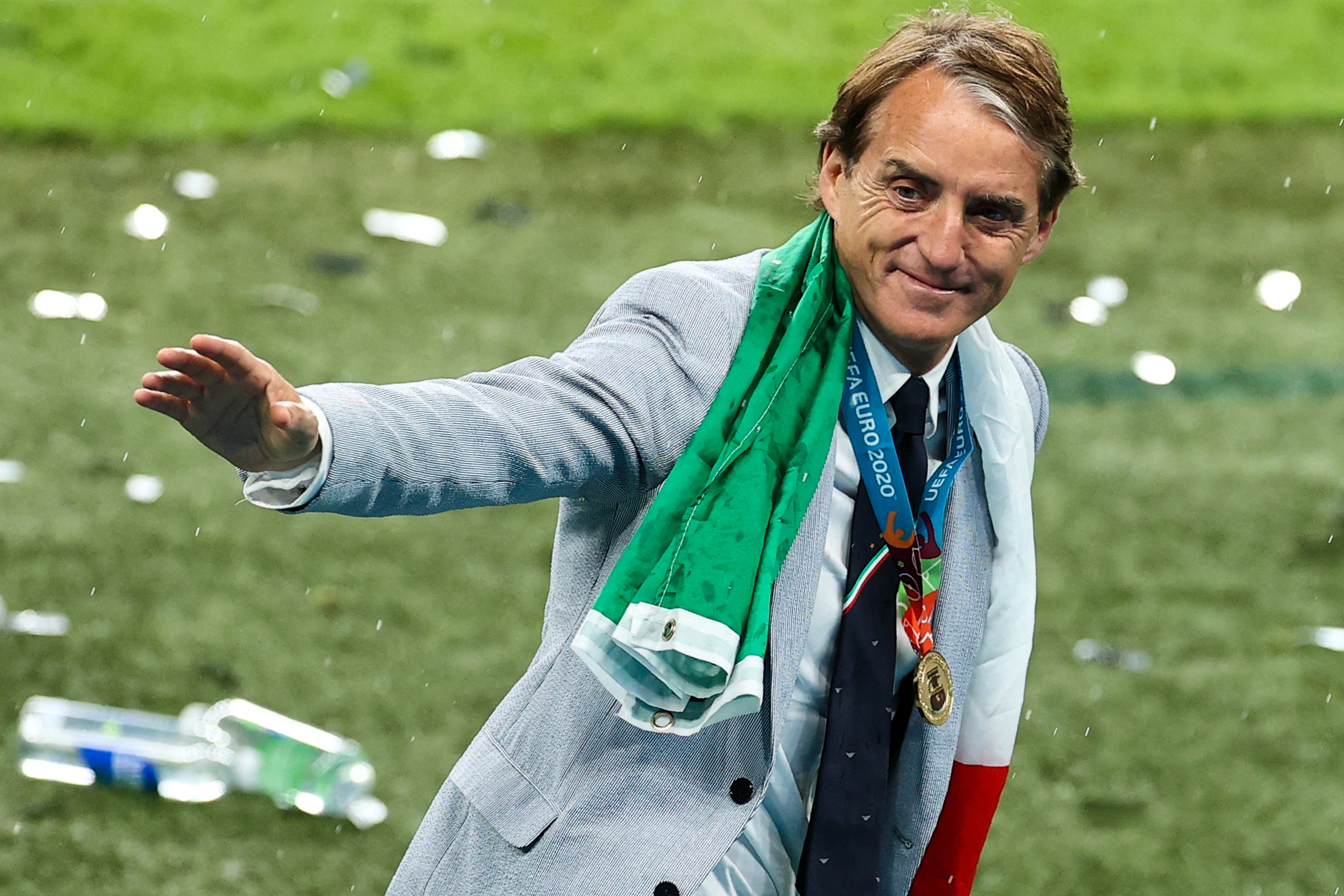 Italy coach Roberto Mancini (DPA/PA)