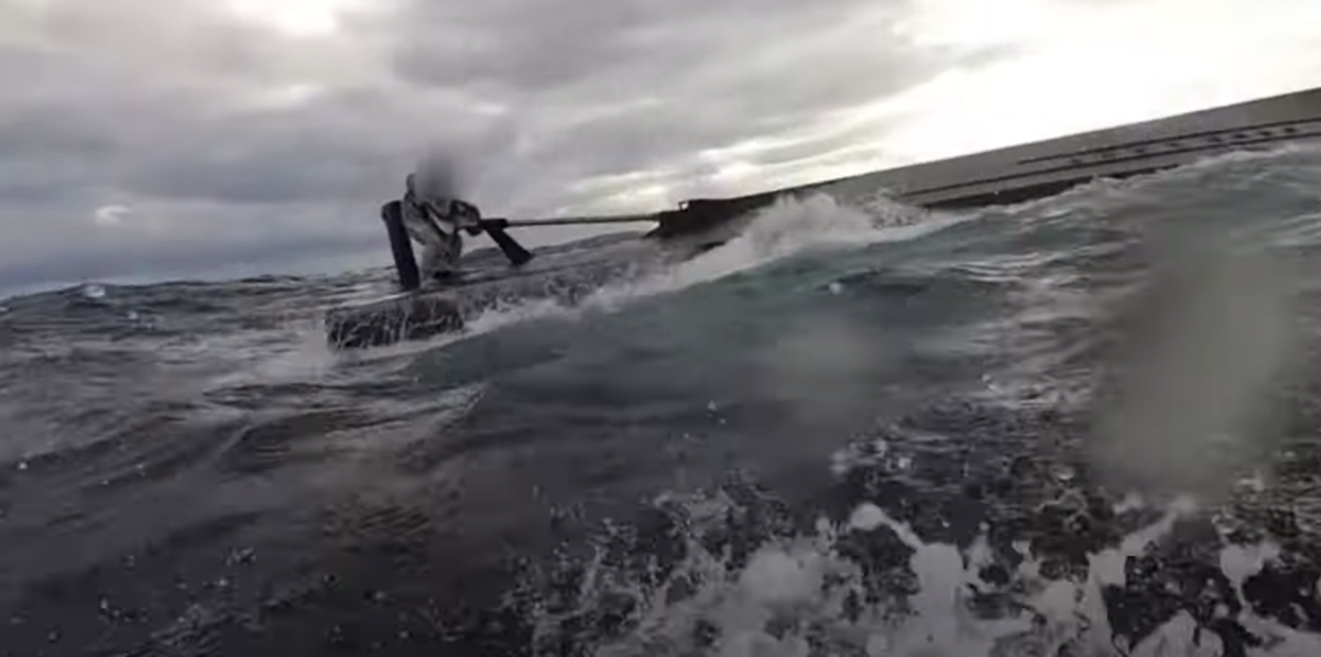 Lone boatman in &lsquo;miracle&rsquo; rescue after 22 hours of being adrift off Japan coast