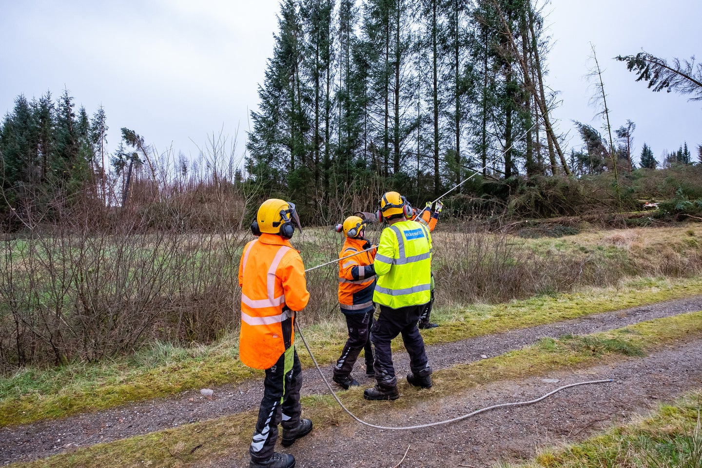 Engineers have been working to restore power (SSEN/PA)