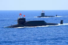 Satellite imagery shows Chinese nuclear-powered submarine surfacing in Taiwan Strait