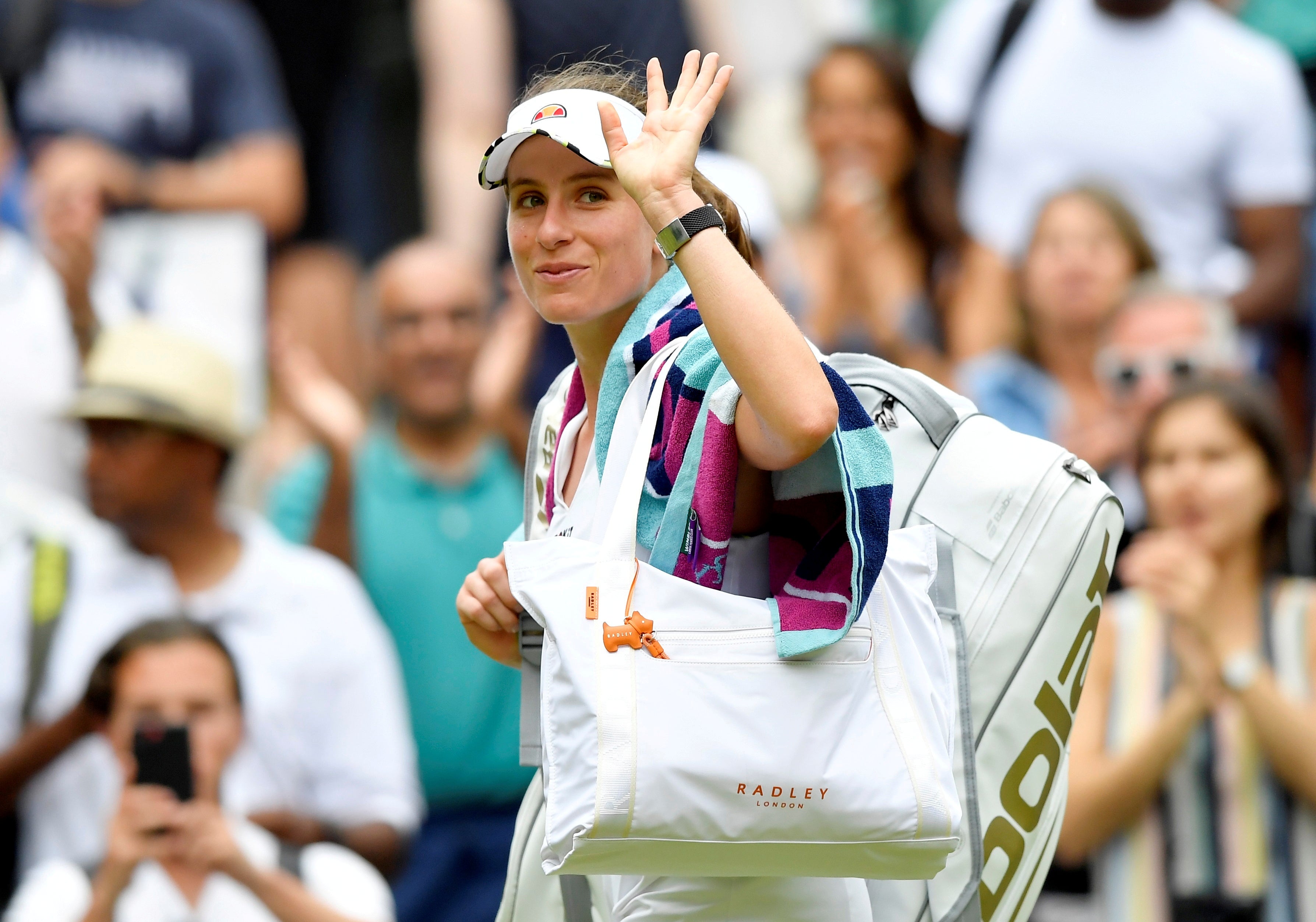 <p>Johanna Konta has called time her tennis career</p>