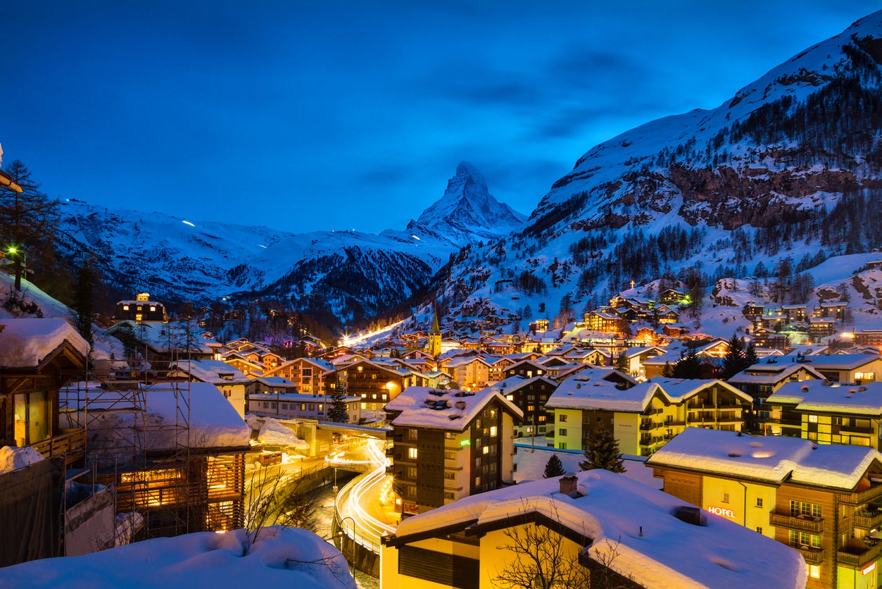 Holidays to Swiss resorts such as Zermatt have been wiped out by the new rules