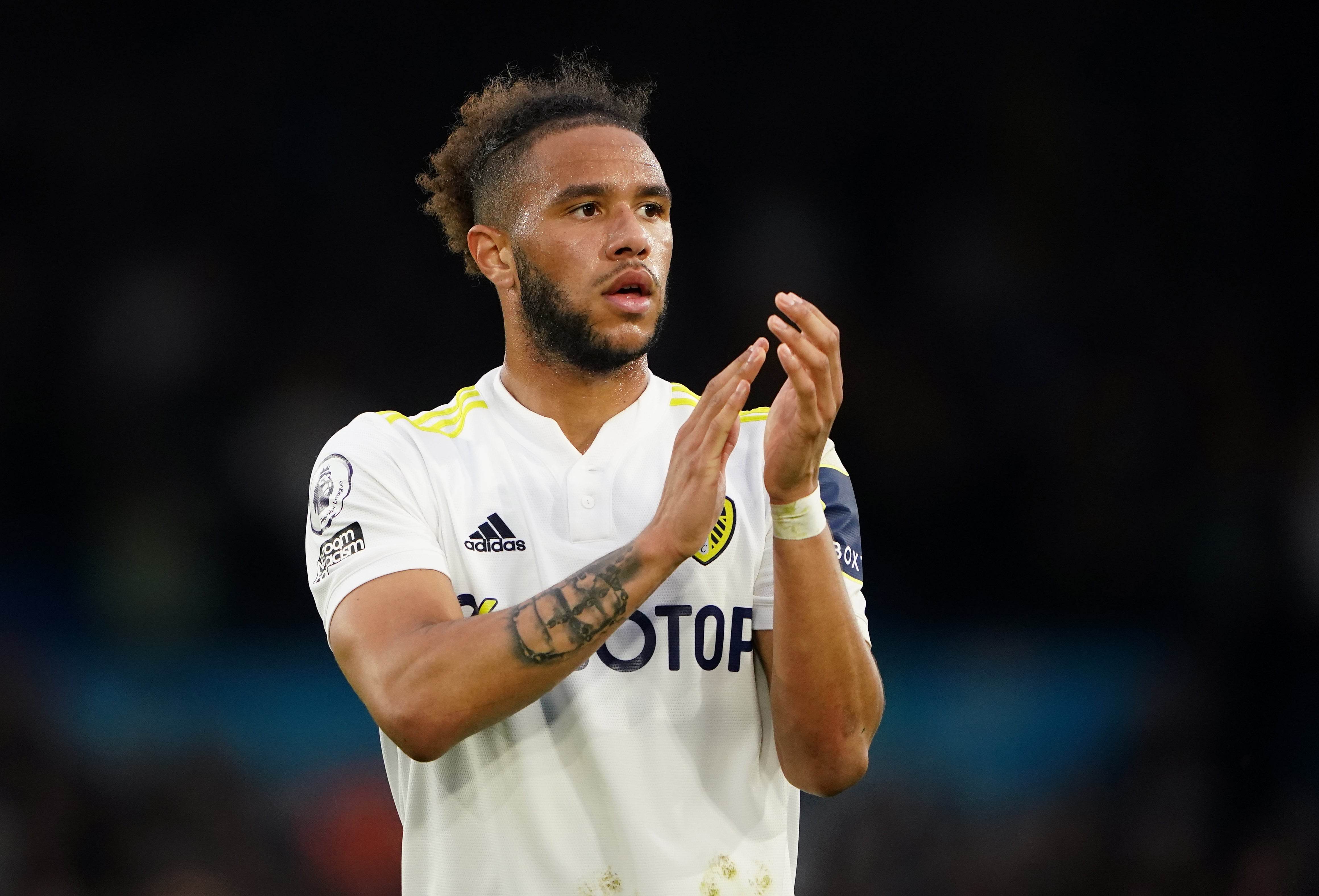 Tyler Roberts made a rare Premier League start for Leeds against Crystal Palace (Zac Goodwin/PA)