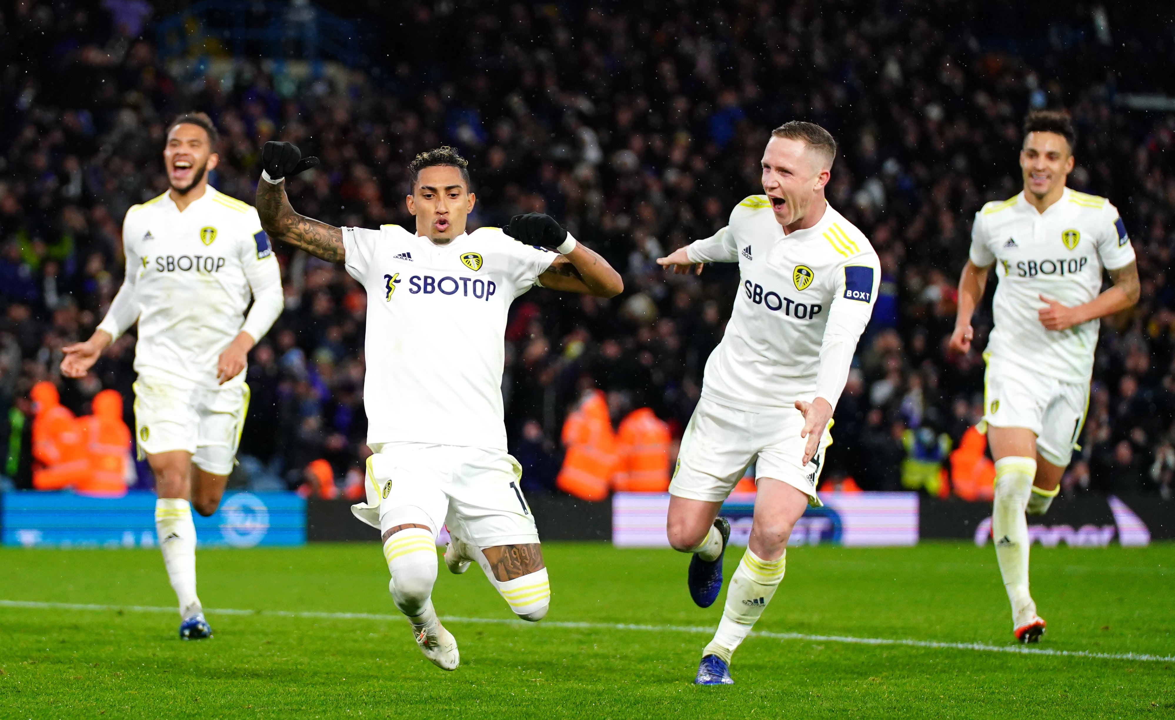 Leeds ran out 1-0 winners against Crystal Palace (Nick Potts/PA)