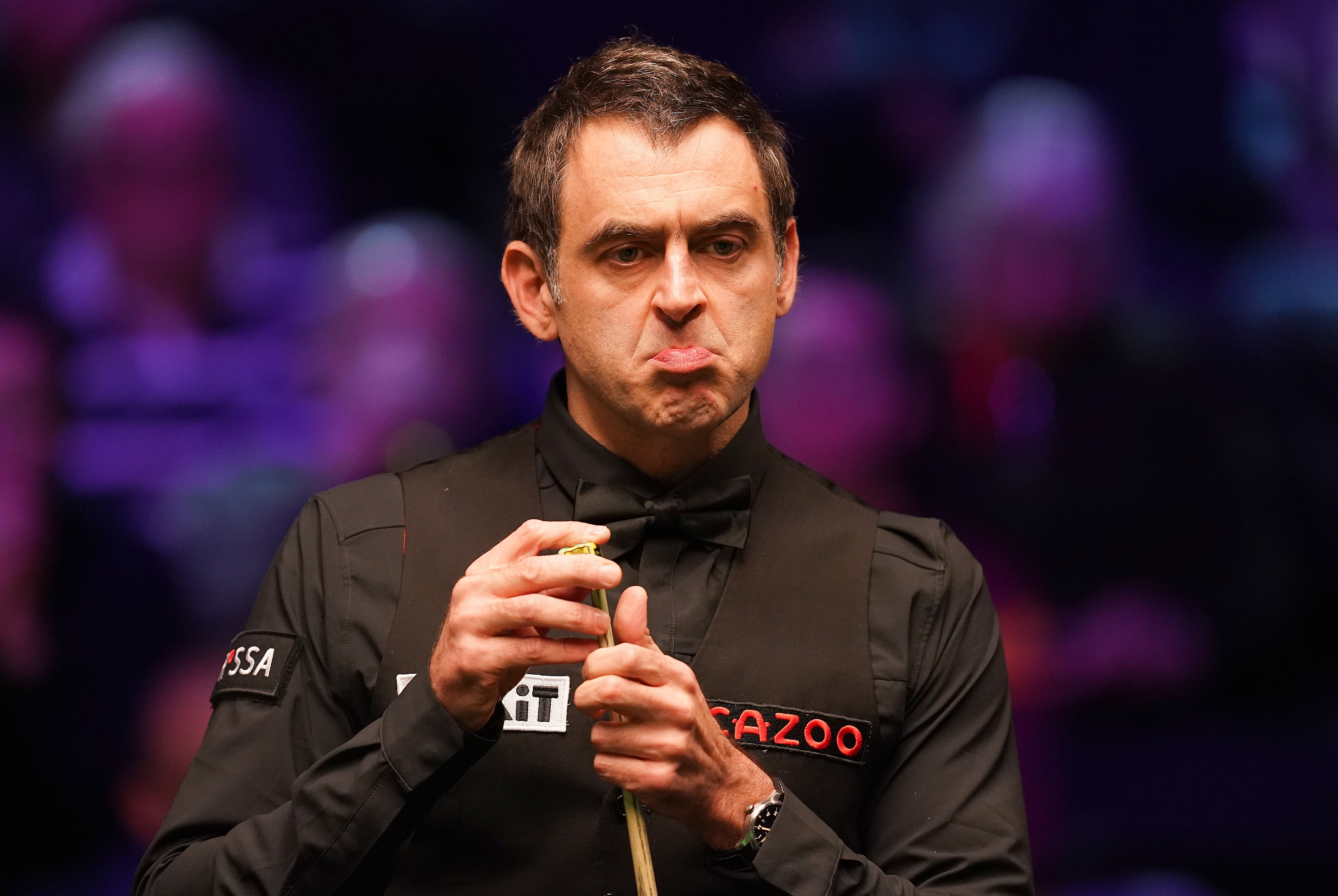 Ronnie O’Sullivan is chasing a record eighth UK title (Martin Rickett/PA)