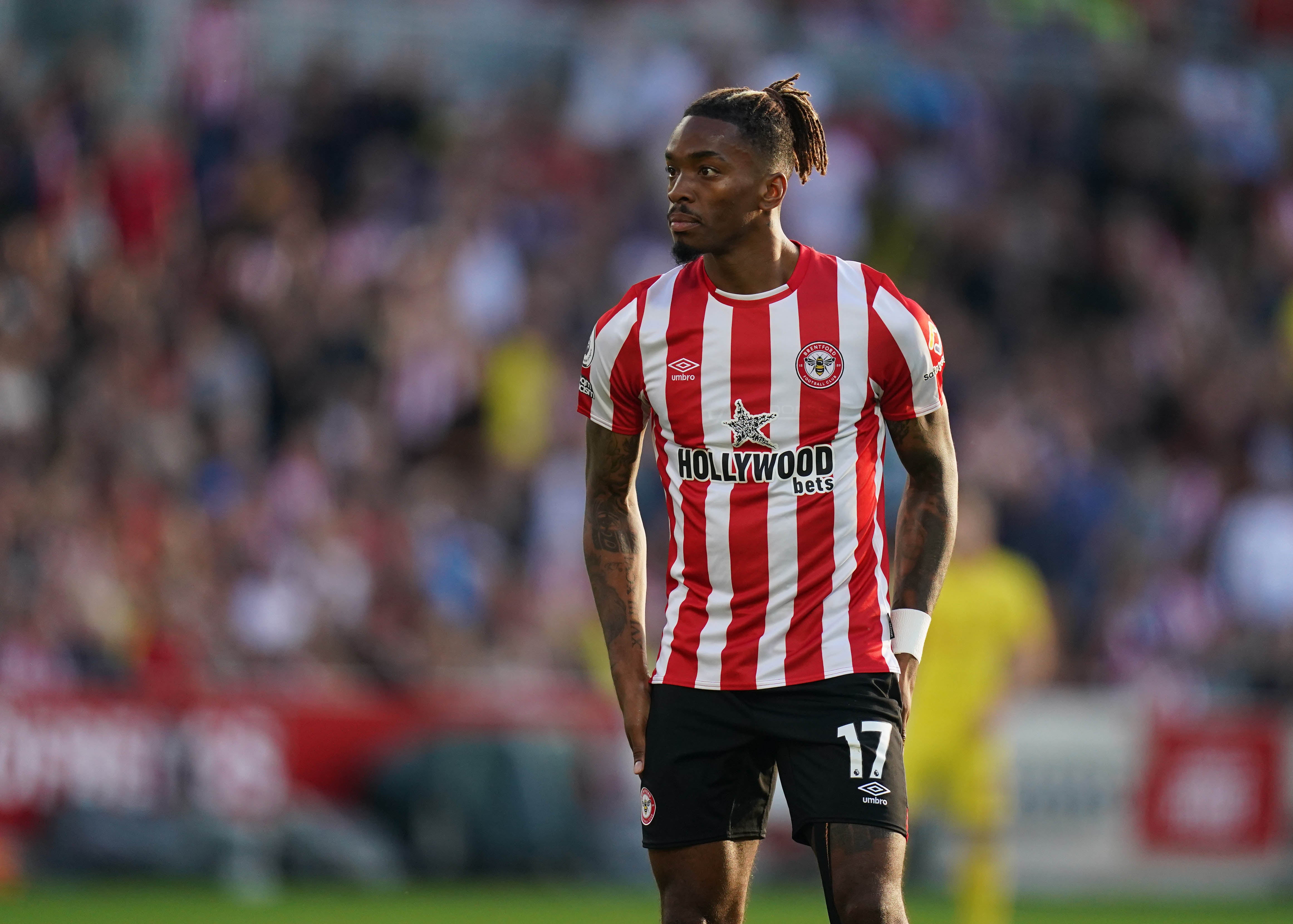Brentford’s Ivan Toney says his family suffered racist abuse at the Everton game