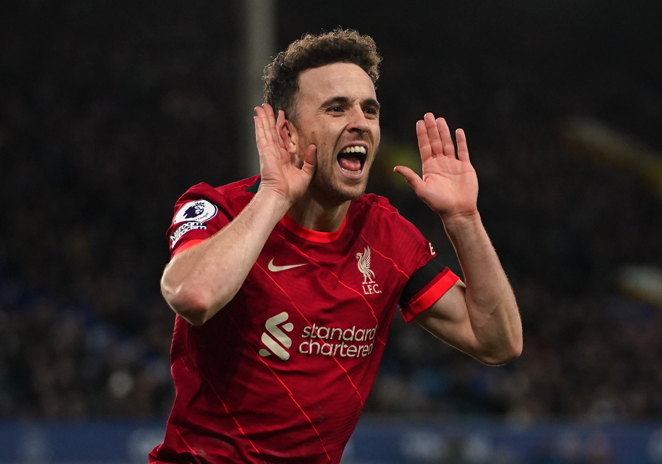 Diogo Jota scored Liverpool’s fourth goal (Peter Byrne/PA)