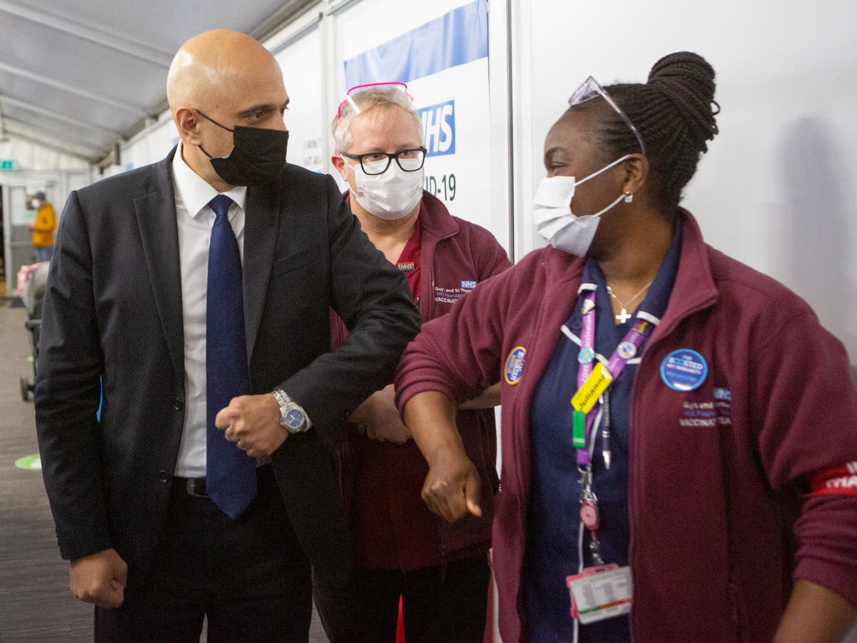 Covid news latest: Javid announces U-turn on mandatory NHS jabs