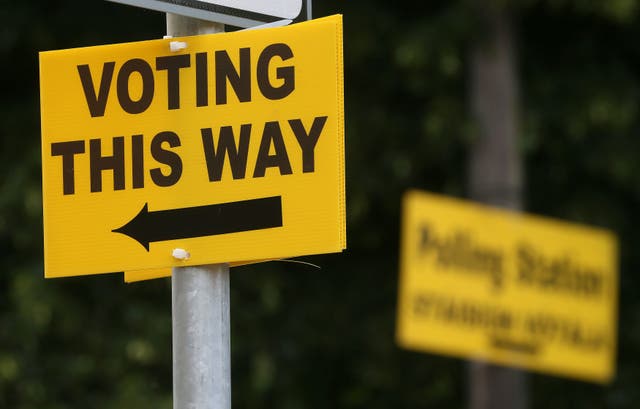 Polls are opening in the by-election in Old Bexley and Sidcup (Brian Lawless/PA)
