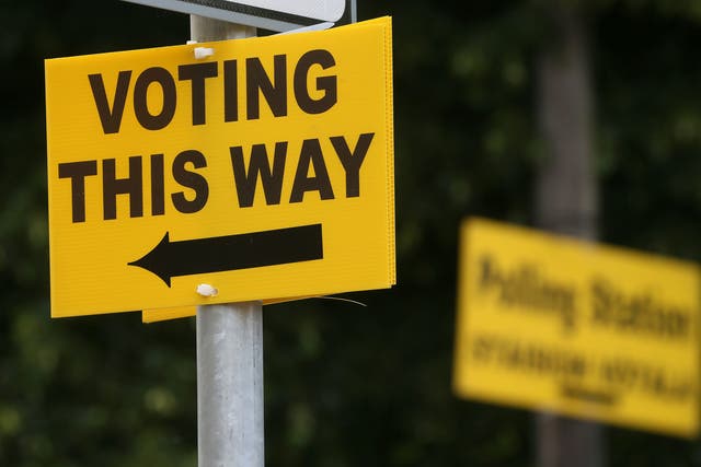 Polls are opening in the by-election in Old Bexley and Sidcup (Brian Lawless/PA)