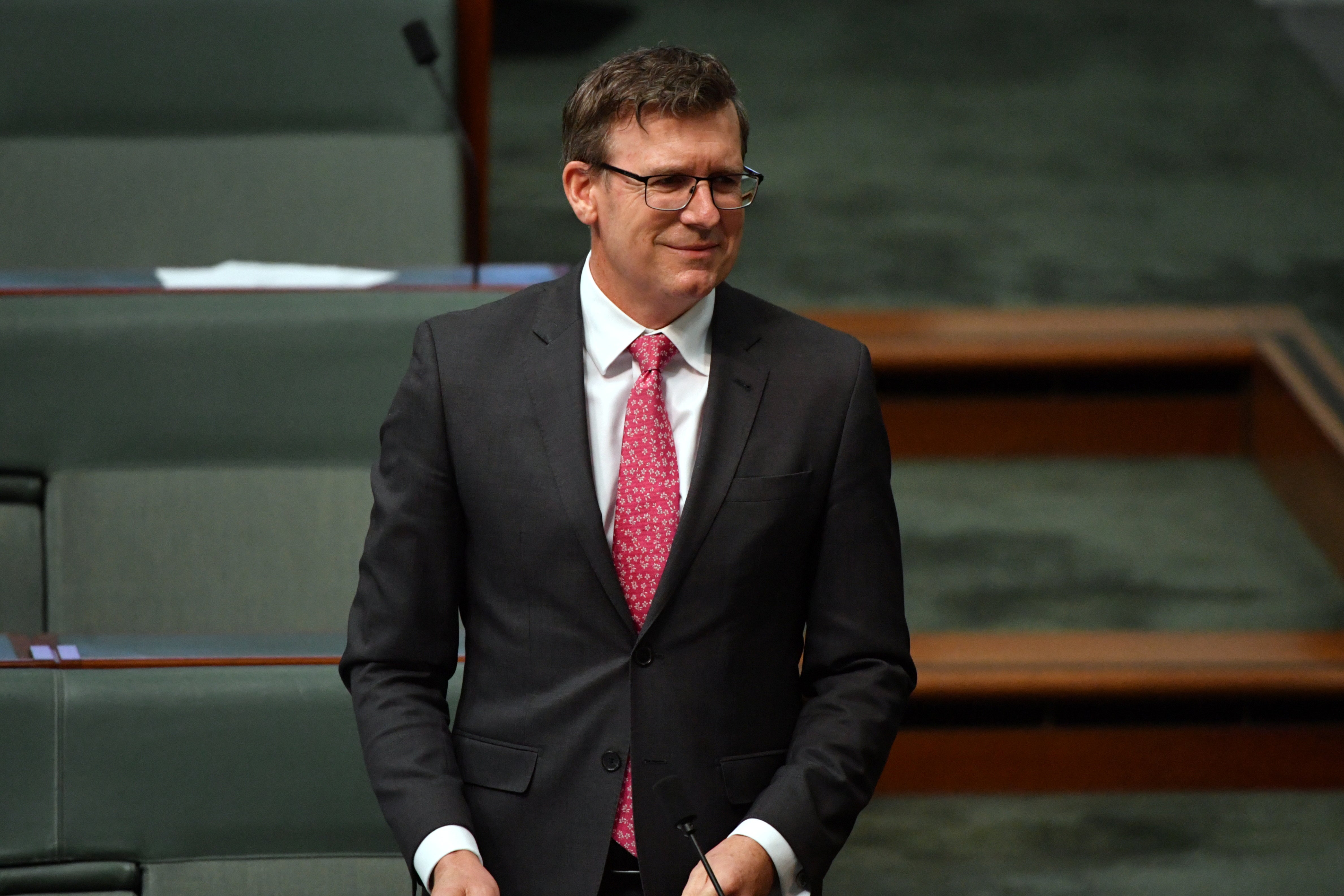 Australian education minister Alan Tudge at a recent parliamentary session