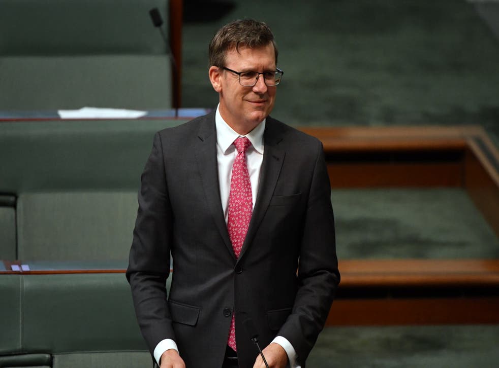 <p>Australian education minister Alan Tudge at a recent parliamentary session </p>