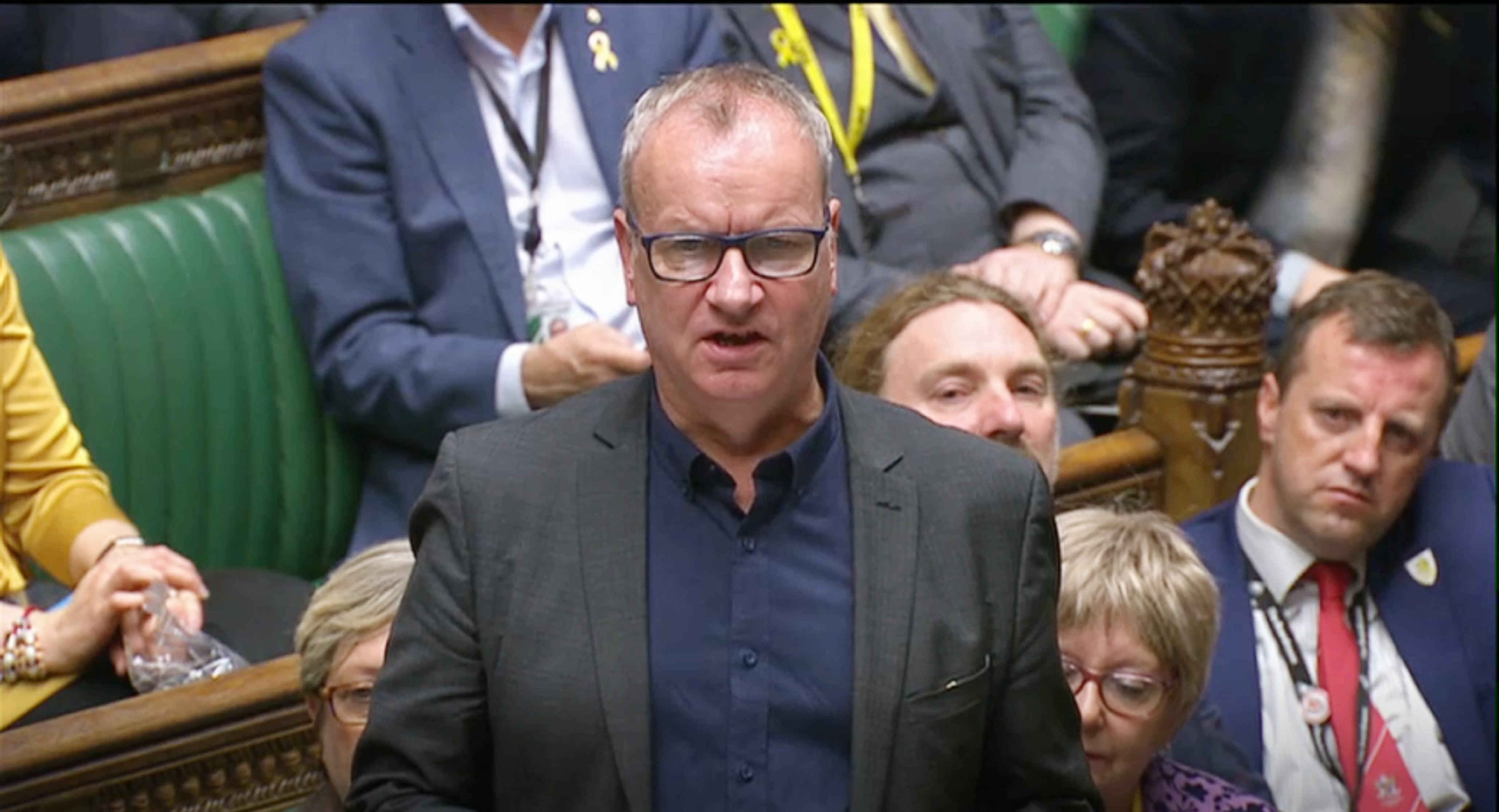 Pete Wishart described Westminster as a ‘corrupt, sleazy cesspit’ (House of Commons/PA)