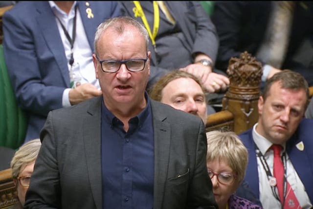 Pete Wishart described Westminster as a ‘corrupt, sleazy cesspit’ (House of Commons/PA)