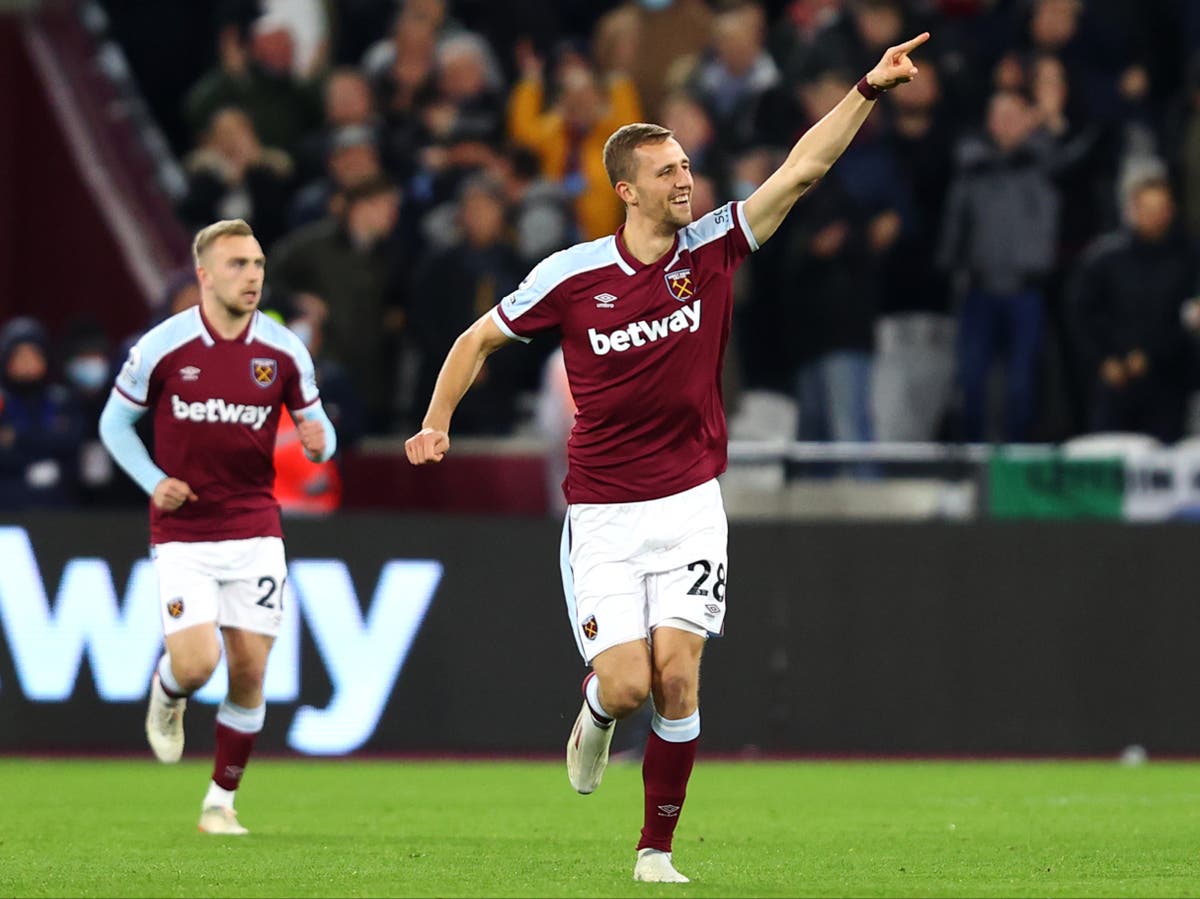 Tomas Soucek vows to add to goal tally after ending drought against Brighton