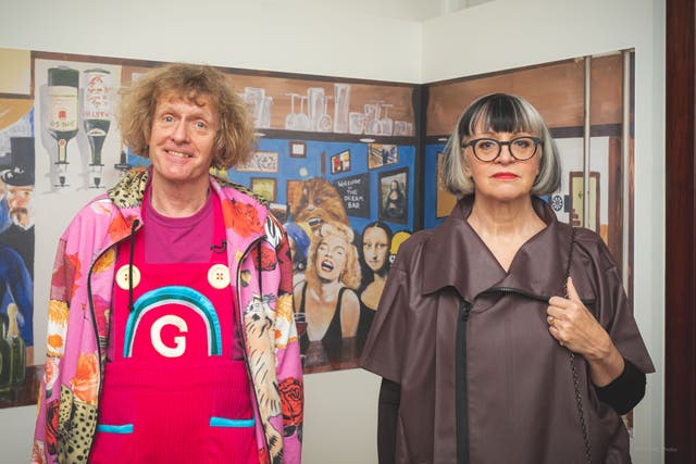 Grayson and Philippa Perry at the launch of Grayson’s Art Club at Bristol Museum and Art Gallery (@JonCraig_Photos/PA)