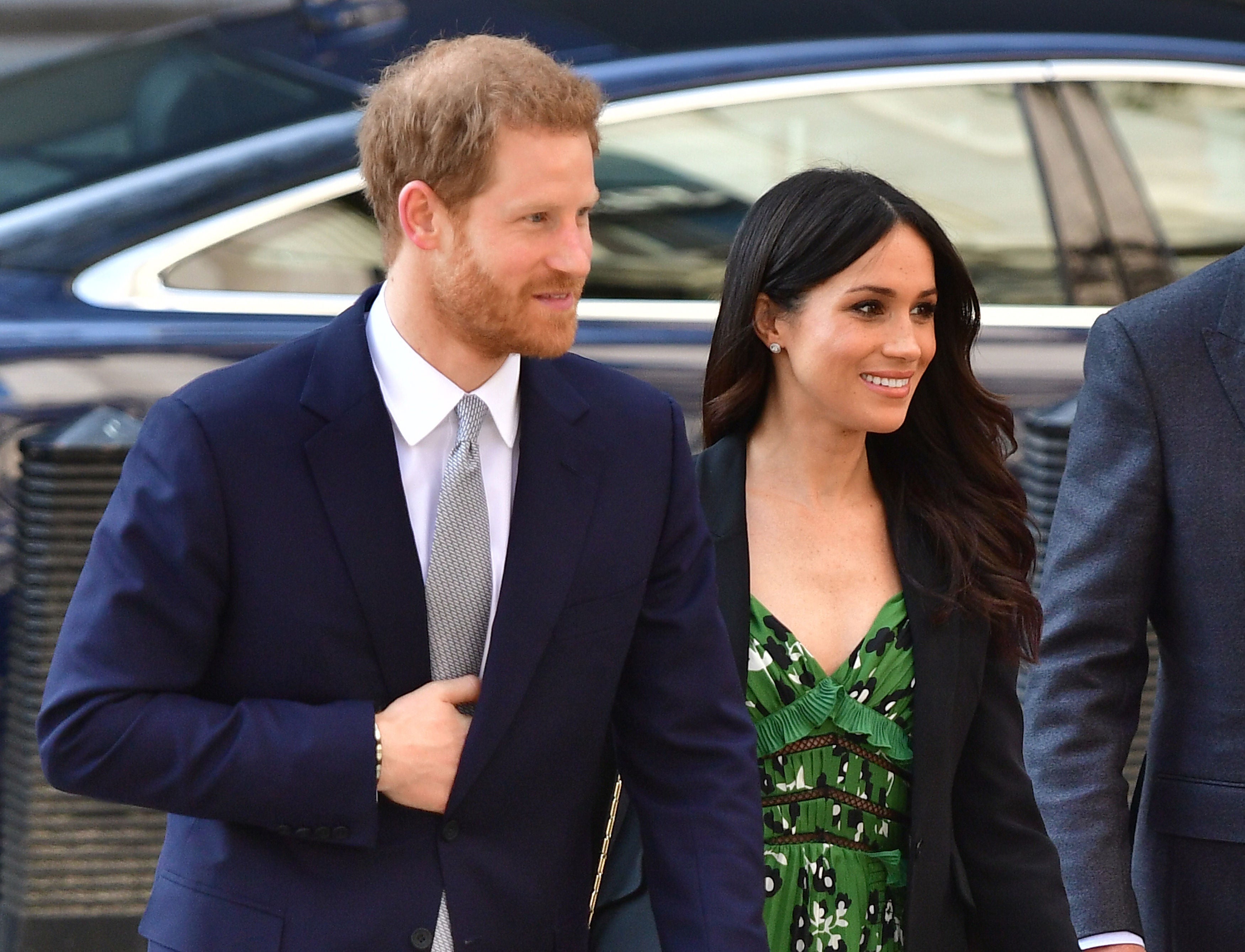 Meghan and Harry in 2018 before they stood down as senior members of the royal family